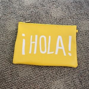 Stoney Clover Lane clutch yellow Hola Sombrero
